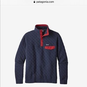 Patagonia quilted snapped pullover